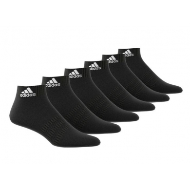 adidas Skarpetki sportowe Ankle Cushioned Knöchellang czarne - 6 par